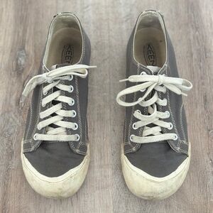 Keen Coronado Vulcanized Canvas Sneakers | Charcoal & Red